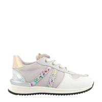 Develab 42586 leren sneakers wit/multi
