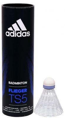 adidas badmintonshuttles 7,5 cm nylon wit 6 stuks