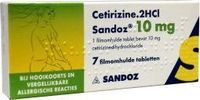 Cetirizine 2HCl 10 mg - thumbnail