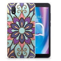 Alcatel 1B (2020) TPU Case Purple Flower