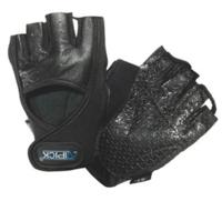 Atipick fitness-handschoenen Go Gel neopreen/leer zwart