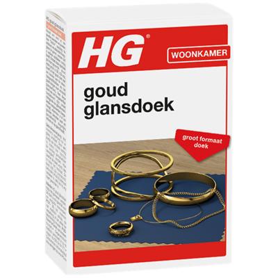 HG Goud Glansdoek - 30 x 30 cm