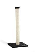 Beeztees Scratch Post Gina met Voetafdruk, Extra groot, 40 x 40 x 90 cm, Black_P