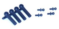 Ball Studs w/Ends, 4-40 x 3/16 (LOSA6001)