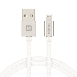 Swissten Lightning naar USB Kabel 2M Zilver