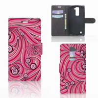 LG K10 2015 Hoesje Swirl Pink