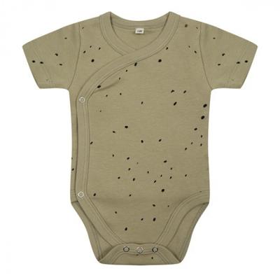 Little Indians romper Dots junior katoen grijs/wit Little Indians romper Dots junior katoen grijs/wit