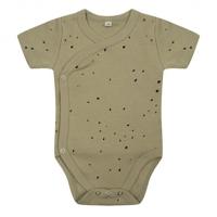 Little Indians romper Dots junior katoen grijs/wit