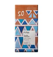 Vivani Vivani Chocolade Melk Donker 50% Panama Bio (80g)