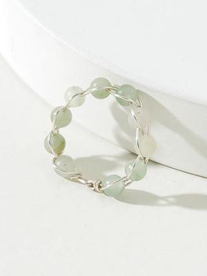 Antiek Koper Draad natuurlijk Steen Ring Antiek Koper Draad natuurlijk Steen Ring