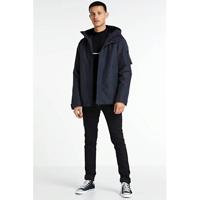 Elvine parka winterjas Barnard donkerblauw