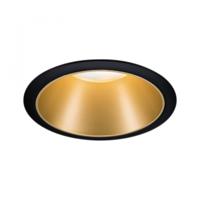 Paulmann 93395 PAULMANN LED-inbouwlamp GU10 Zwart (mat), Goud