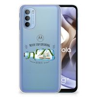 Motorola Moto G31 | G41 Telefoonhoesje met Naam Boho Bottle - thumbnail