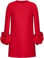 Valentino Garavani robe courte Crepe Couture - Rouge