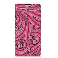 Samsung Galaxy M52 Bookcase Swirl Pink