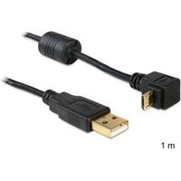 Delock 83148 Kabel USB-A male > USB micro-B male schuin 90° omhoog/omlaag - thumbnail