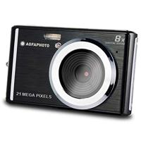 AGFA Photo compacte digitale camera met 21 megapixel CMOS-sensor, 8x digitale zoom en LCD-display Zwart
