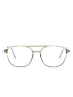 TOM FORD Eyewear lunettes de vue à monture pilote - Gris