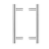 Intersteel Deurgrepen set T-schuin ø 30 mm - 500 mm rvs geborsteld - thumbnail