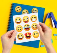 Emoji smiley emoji muursticker