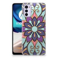 Motorola Moto G42 TPU Case Purple Flower