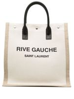 Saint Laurent sac cabas Rive Gauche North/South - Tons neutres