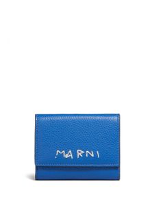 Marni porte-clés à logo brodé - Bleu