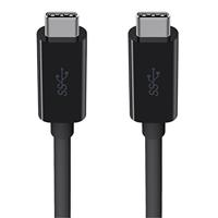Belkin F2CU049bt2M-BLK 2 m USB-C naar USB-C monitorkabel - zwart