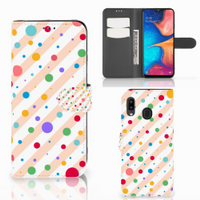 Samsung Galaxy A30 Telefoon Hoesje Dots