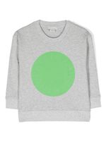 Stella McCartney Kids sweat en coton à logo imprimé - Gris