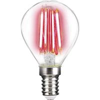 LightMe LM85310 LED EEK G (A - G) E14 Tropfenform 4W Rot (Ø x L) 45mm x 78mm Filament 1 pc(s)