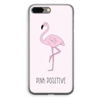 Pink positive: iPhone 8 Plus Transparant Hoesje