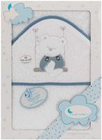 Interbaby handdoek schommel 100 x 100 cm katoen donker