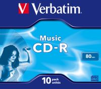 Verbatim Music CD-R 700 MB 10 stuk(s) - thumbnail