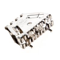 Bijenbekje stootvoegrooster 50mm - RVS