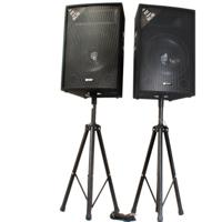 Vonyx SL15 disco speakers - 1600W 2-weg speakerset met 15'' woofers
