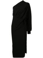 Balenciaga robe longue asymétrique - Noir