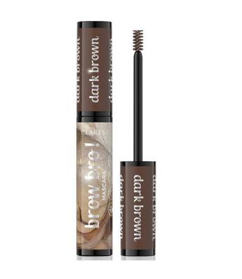 Claresa brow bro! wenkbrauw mascara 02 dark brown 8ml Claresa brow bro! wenkbrauw mascara 02 dark brown 8ml