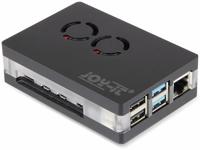 Joy-it RB-CaseP4+03 SBC-behuizing geschikt voor (ontwikkelingsset): Raspberry Pi incl. actieve koeler