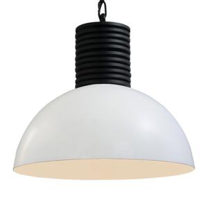 Masterlight Industrie hanglamp Industria Gold 40 zwart met witte kap 2198-06-06-R-K