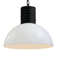 Masterlight Industrie hanglamp Industria Gold 40 zwart met witte kap 2198-06-06-R-K - thumbnail