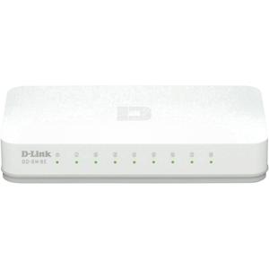 D-Link GO-SW-8E/E netwerk-switch Unmanaged Fast Ethernet (10/100) Wit