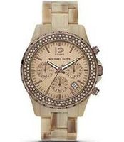 Horlogeband Michael Kors MK5648 Kunststof/Plastic Beige 20mm