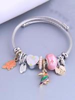 Eenvoudig Metaal Parel Armband