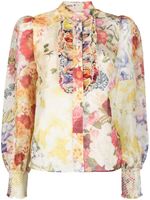 ZIMMERMANN blouse Wonderland à fleurs - Tons neutres