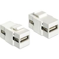 DeLOCK Keystone Module USB 2.0 A USB 2.0 A