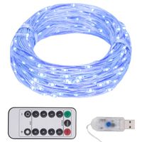 VidaXL Lichtslinger met 150 LED&apos;s 15 m blauw - thumbnail