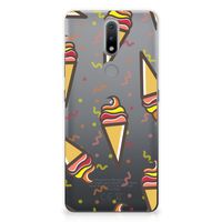 Nokia 2.4 Siliconen Case Icecream - thumbnail