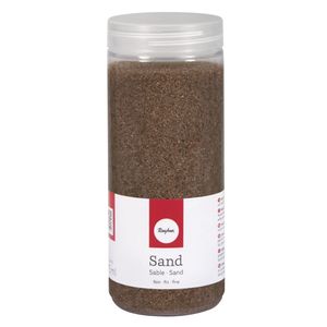 Fijn decoratie zand mokka bruin 475 ml   -