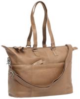 Newlooxs New laptoptas leer Verla cognac 21 liter